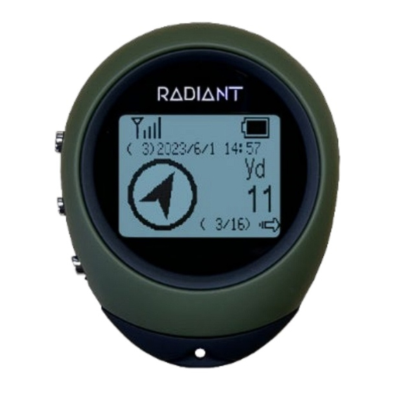 Radiant AirLite GPS User Manual And Specifications