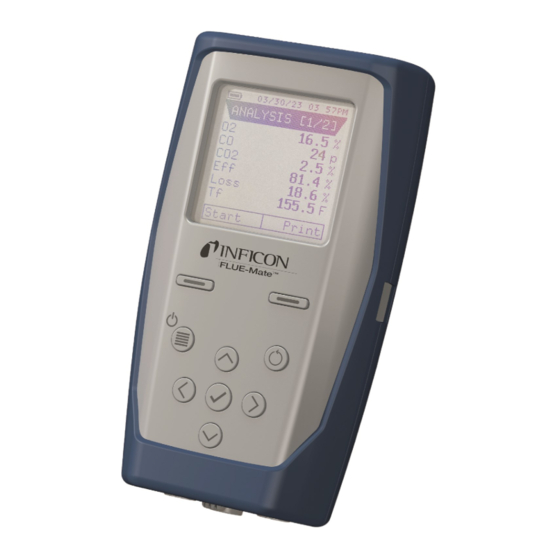 Inficon FLUE-Mate Combustion Analyzer Manuals