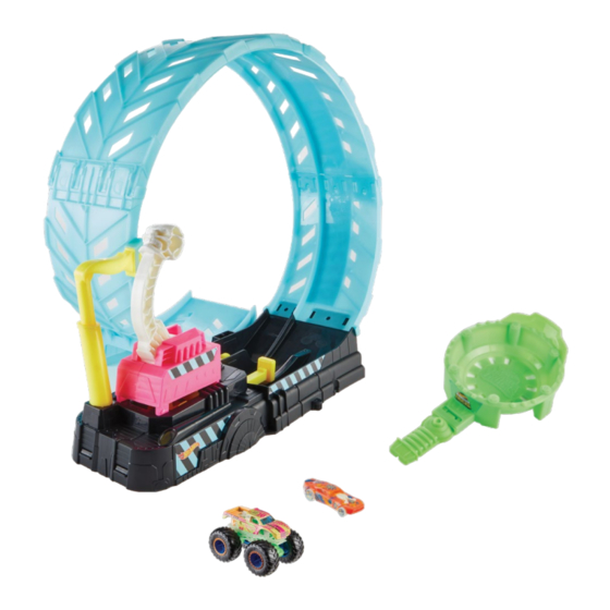 Mattel Hot Wheels Monster Trucks GLOW IN THE DARK HBN02 Instructions Manual