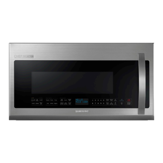 Samsung Chef Collection ME21H9900AS Installation And Safety Manual