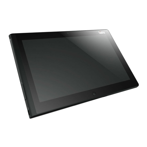 Lenovo ThinkPad Tablet 2 Manuals