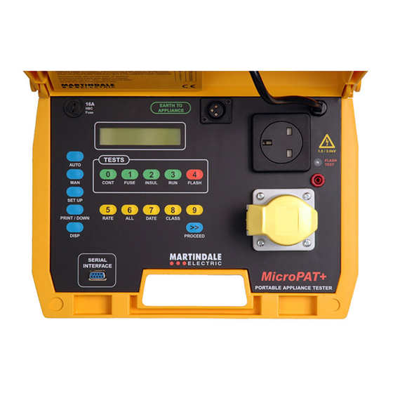 MARTINDALE MICROPAT+ Instructions Manual