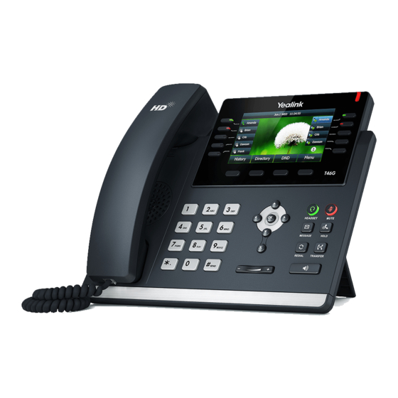 Yealink T54S Administrator's Manual
