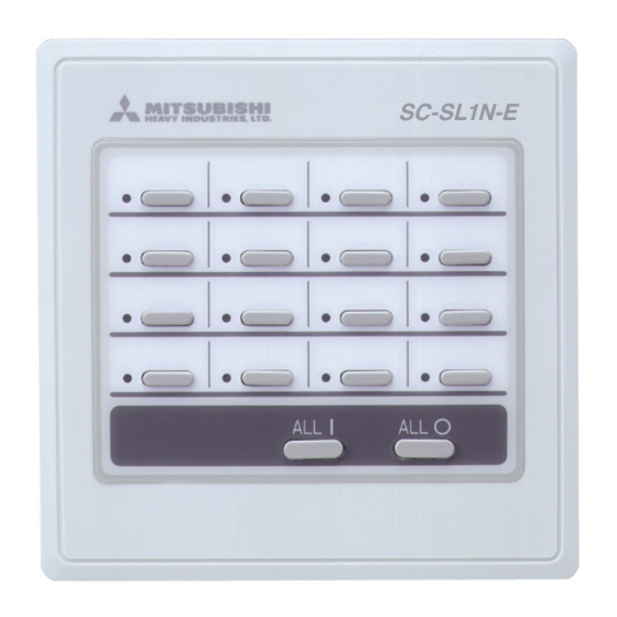 Mitsubishi Heavy Industries SC-SL1N-E Technical Manual