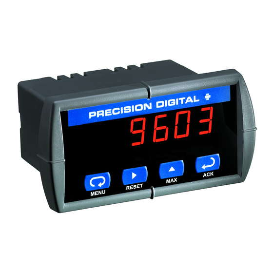 PRECISION DIGITAL Sabre Series Instruction Manual