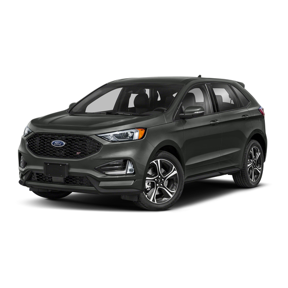 Ford EDGE 2021 Supplemental Owner's Manual