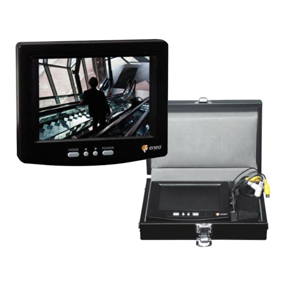 Eneo VMC-5.6/1-LCD Installation And Operating Instructions Manual