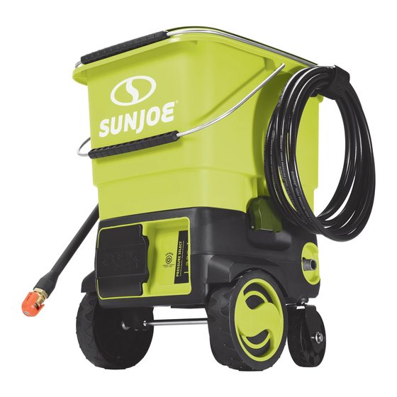 SNOWJOE SUNJOE SPX6001C-CT-RM Operator's Manual