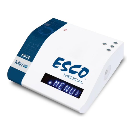 Esco Medical MIRI GA User Manual