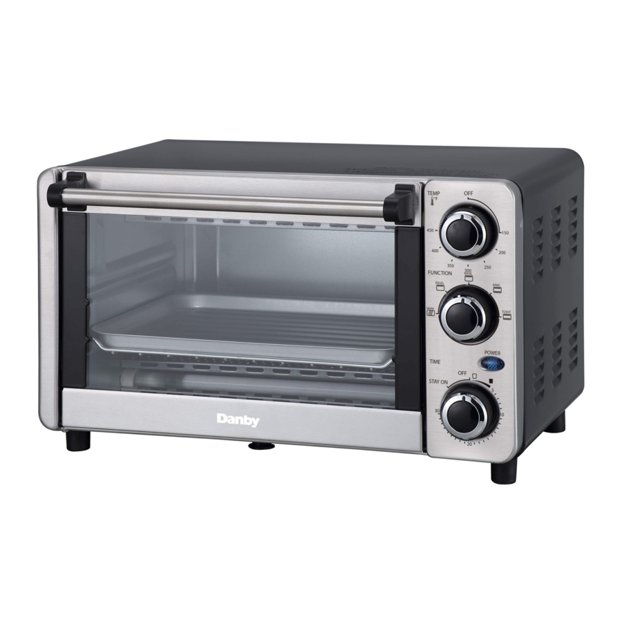Danby DBTO0412BBSS - 0.4 cu. ft./12L 4 Slice Toaster Oven Manual