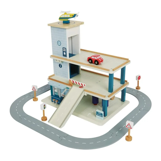 Great Little Trading Wooden Toy Garage with Track Assembly Instructions Manual