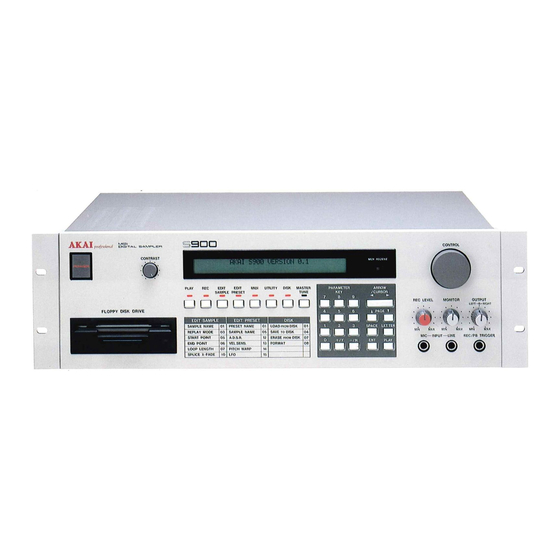 Akai S900 Operator's Manual