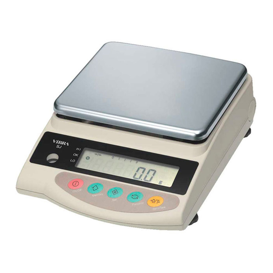 Vibra SJ-CE series Operation Manual