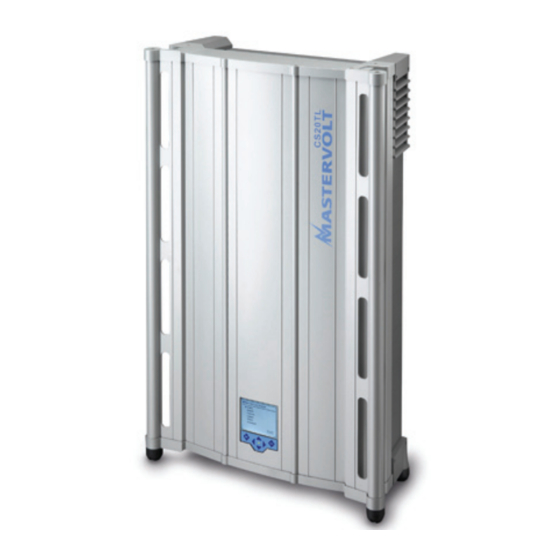 Mastervolt Sunmaster CS20TL User And Installation Manual