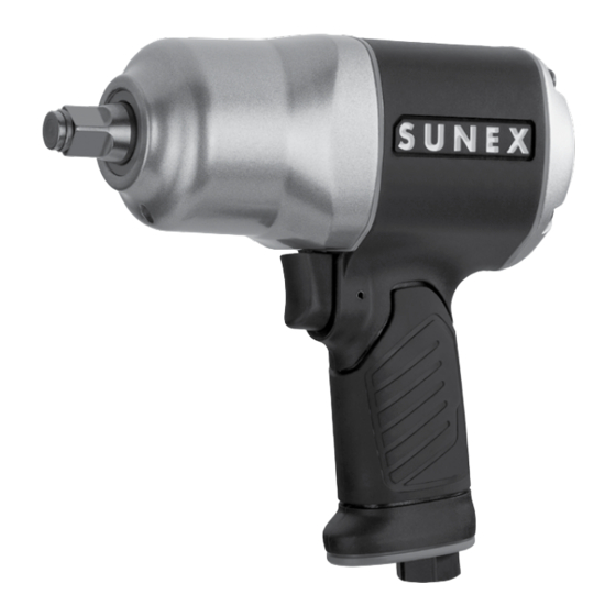 User Manuals: Sunex Tools SX4350 Impact Wrench