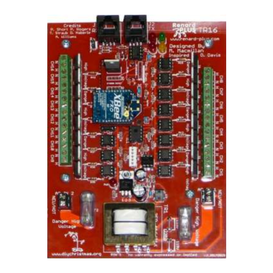 User Manuals: Renard-Plus TR16 Lighting Controller