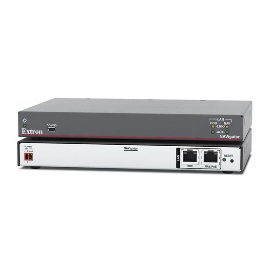 Extron electronics NAVigator Setup Manual