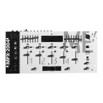 Monacor img Stage Line MPX-2004 Instruction Manual