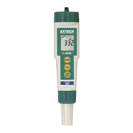 Extech Instruments ExStik RE300 User Manual