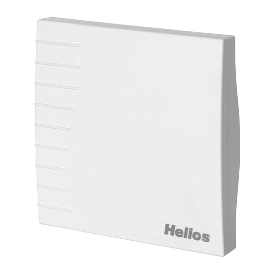 Helios KWL-FTF eC Installation And Operating Instructions Manual