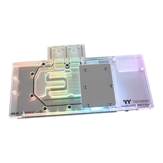 Thermaltake Pacific V-RTX 2080 Ti Plus Manual
