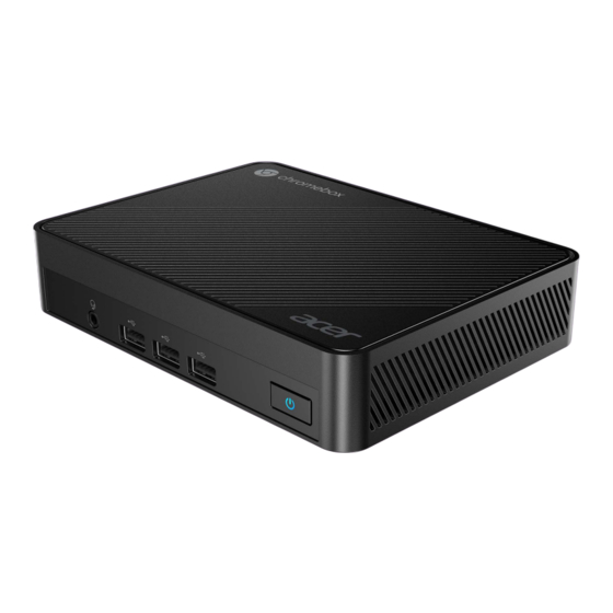 Acer Chromebox Mini CXM1 User Manual