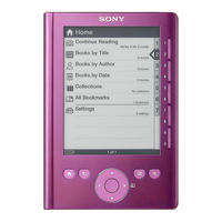 Sony PRS-300 - Reader Pocket Edition&trade Specifications