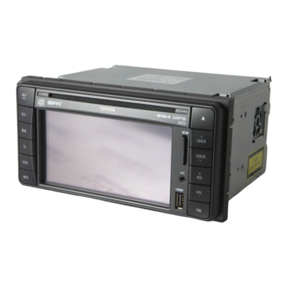 Toyota Verso TNS510 Installation Instructions Manual