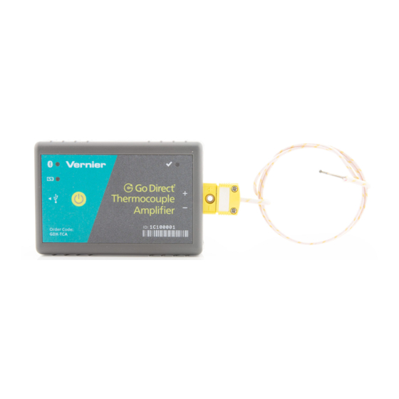 Vernier Go Direct Thermocouple Manual