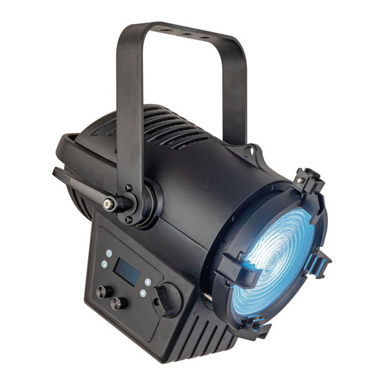 SHOWTEC Performer 1500 Fresnel Daylight User Manual