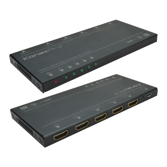 KanexPro SP-1X4SL18G Manual
