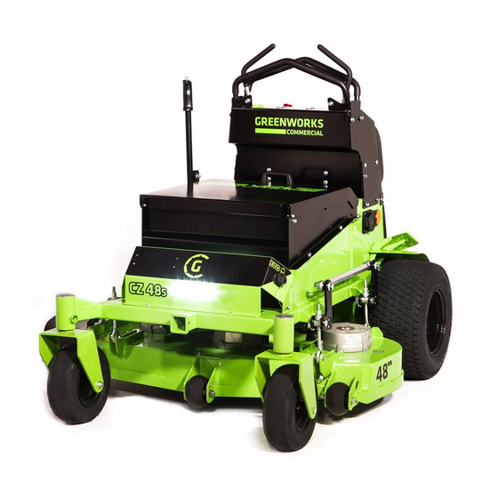 GreenWorks Commercial CZ48S Operator's Manual