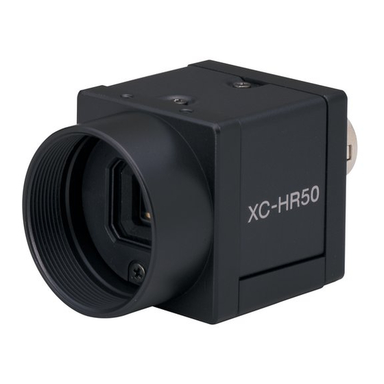Sony XC-HR50 Operating Instructions