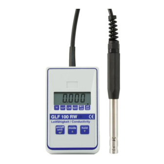 GREISINGER GLF 100 RW Operating Manual