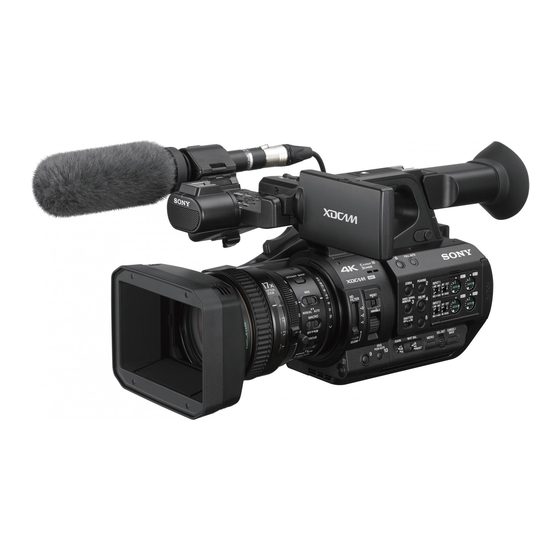 Sony PXW-Z280V Operating Instructions Manual
