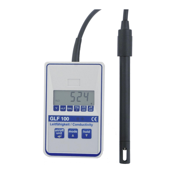 GREISINGER GLF 100 RW Operating Manual