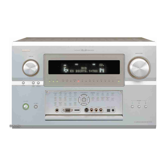 Denon AVC-A1XV Operating Manual