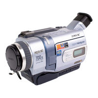 Sony Digital 8 DCR-TRV738E Operating Instructions Manual