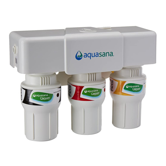 Aquasana AQ-5300 Installation Instructions Manual