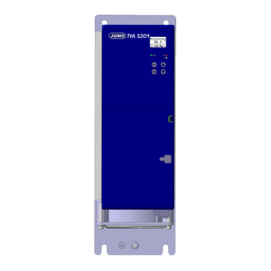 JUMO TYA S201 Operating Manual