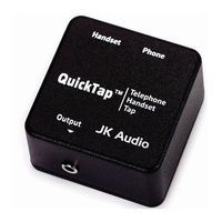 JK Audio QuickTap User Manual