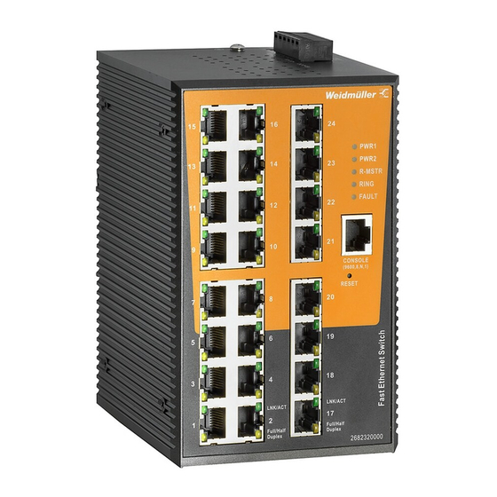 Weidmüller IE-SW-AL24M-24TX Hardware Installation Manual