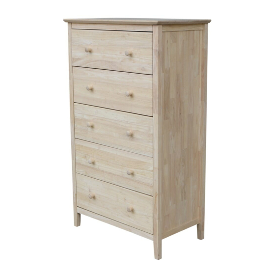 Whitewood Furniture BD-8005 Assembly Instructions Manual