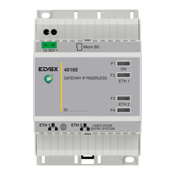 Vimar ELVOX 40165 Manual