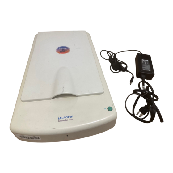 Microtek ScanMaker V6UPL Installation Manual