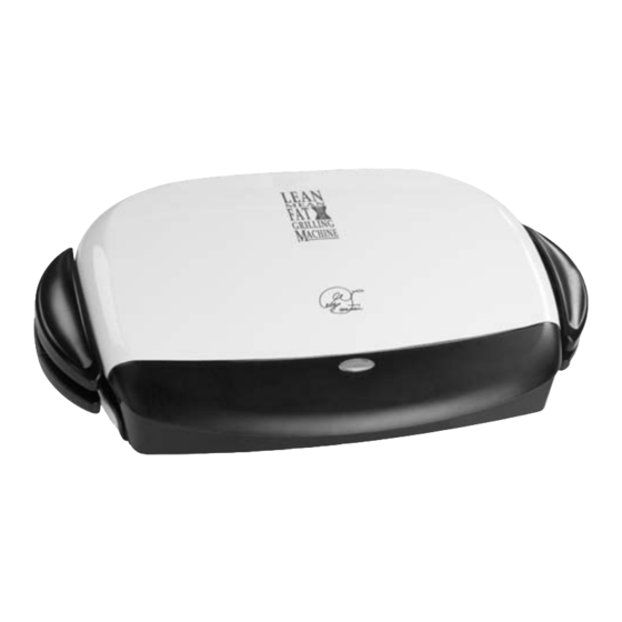 Salton GEORGE FOREMAN GRP4 Owner's Manual