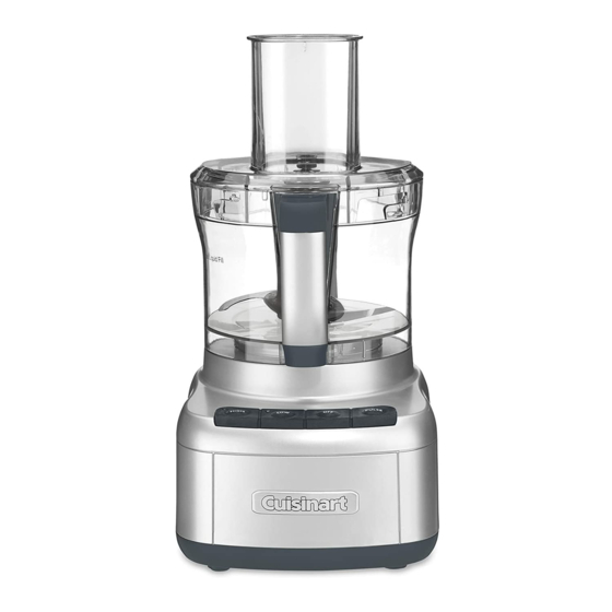 Cuisinart FP-8SV Instruction Booklet