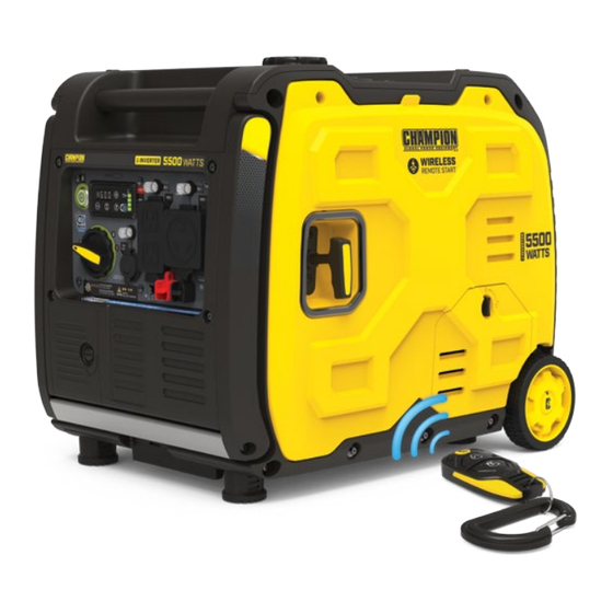 Champion 201470 Quick Start Manual