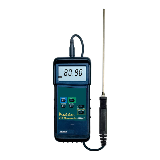 Extech Instruments 407907 User Manual