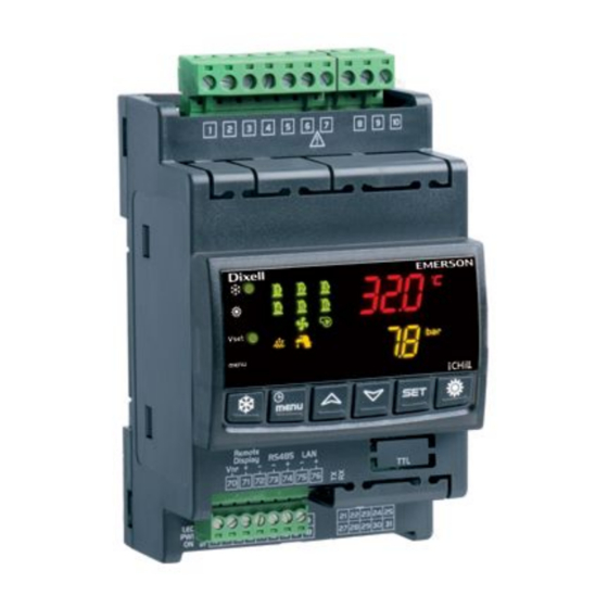 dixell iCHILL IC205D EVO Quick Reference Manual